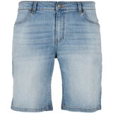 Urban Classics Relaxed Fit Jeans Shorts Washed, Lightweight Broken