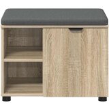  Klupa za hodnik s jastukom Sonoma hrast 60 x 38 x 46 cm | shoptok.hr