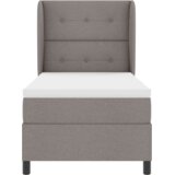 Box Spring Krevet s Madracem Taupe 100x200 cm Tkanina | shoptok.hr