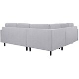 MID.YOU KOTNA SEDEŽNA GARNITURA, svetlo siva | Shoptok.si