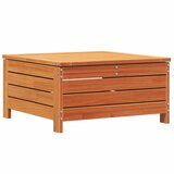 Maison Chic Vrtni stolček - Vrtni stoli za noge z blazino voščeno rjava trdna borovina JS1070, (21879011) | Shoptok.si