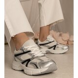 D/CEO marka niezdefiniowana Silver women's sports sneakers with glitter Bakari | ePonuda.com