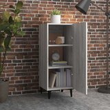  Komoda siva sonoma 34,5x34x90 cm konstruiran les, (20654804) | Shoptok.si