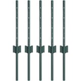 Stup za ogradu 5 pcs Zelena 80 cm Čelik | shoptok.hr
