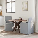  Trpezarijske stolice 2 pcs Svjetlosiva 57 x 67 x 95 cm tkanina | Eponuda.ba