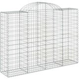  Obokane gabion košare 11kosov 200x50x140/160cm pocinkano železo | Shoptok.si