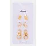 Sinsay Komplet od 3 para naušnica | shoptok.hr