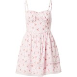 Hollister Poletna obleka pastelno zelena / rosé / staro roza / pastelno roza | Shoptok.si