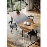 TemaHome Proširiv blagovaonski stol s pločom stola u dekoru oraha u prirodnoj boji 100x180 cm Shadow – | shoptok.hr
