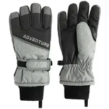 ski rokavice 5 prstov CAB2932931 F siva 152/164