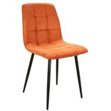  Stolica MILA - samt tkanina - narančasta | shoptok.hr