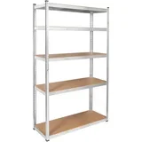 metalna montazna polica srebrna 205x120x45cm RB-1253