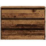  Kutna komoda s ladicama boja staro drvo 80x41x58 cm drveni | shoptok.hr