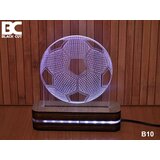 Black Cut 3D lampa sa 9 različitih boja i daljinskim upravljačem - fudbalska lopta ( B10 ) | ePonuda.com