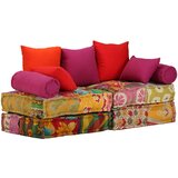 vidaXL modularni tabure za 2 osobe od tkanine s patchworkom | shoptok.hr