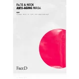 Face D Face & Neck maska iz platna proti staranju kože 25 ml