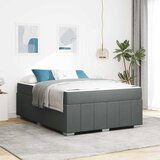 vidaXL Konstrukcija postelje Temno siva 160 x 200 cm blago | Shoptok.si