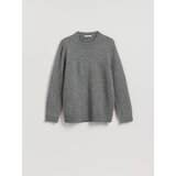 Reserved Džemper od mješavine vune - srednjesivo | shoptok.hr