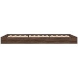 vidaXL Okvir za krevet smeđi hrast 75x190 cm konstruirano drvo | shoptok.hr