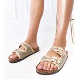  Green crochet flip-flops on cork sole Lavreta | shoptok.hr
