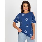 FANCY Blouse-FA-BZ-8452.77-dark blue | shoptok.hr