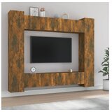  8-dijelni set TV ormarića boja dimljenog hrasta drveni | shoptok.hr