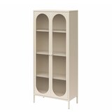 Støraa Krem metalna vitrina 80x186x40 cm Luna – | shoptok.hr