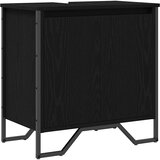  Kupaonski ormarić za sudoper Crni hrast 60 x 35 x 60 cm | shoptok.hr
