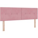 Box Spring Krevet s Madracem Ružičasta 140x190 cm Baršun | shoptok.hr
