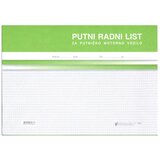NARODNE NOVINE-UT VI-10 PUTNI RADNI LIST ZA PUTNIČKO MOTORNO VOZILO; Blok 2 x 50 listova, 29,7 x 21 cm | shoptok.hr