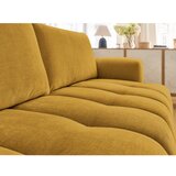 Bobochic Paris Gorčično rumena raztegljiva/s prostorom za shranjevanje sedežna garnitura 251 cm Fuji – | Shoptok.si