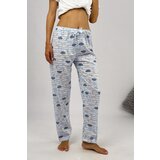 Dewberry 80156 Women Pyjama Bottom-BLUE Cene