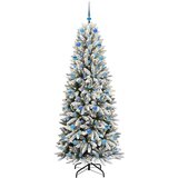 vidaXL Umjetno božićno drvce s stalakom Bijelo 78 x 78 x 210 cm | shoptok.hr