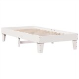  Krevet s regalom za knjige bez madraca bijeli 75x190cm borovina | shoptok.hr