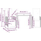  3-dijelni vrtni bistro set od poliratana s jastucima crni | shoptok.hr