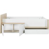 MID.YOU POSTELJA S PREDALOM 90 cm x 200 cm , bela, barve oreha | Shoptok.si