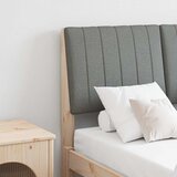 vidaXL Tapecirani uzglavlje Tamno siva 120 cm Čvrsto borovo drvo Cijene