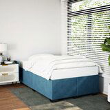 Maison Chic Posteljni okvir - Dvoposteljna postelja - Zakonska postelja modra 120x200 cm žamet-J14745, (21762878) | Shoptok.si