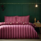 Catherine Lansfield Rožnata/vijolična posteljnina za zakonsko posteljo 200x200 cm Nutcracker Stripe – | Shoptok.si