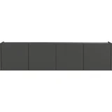 Antracitno siva TV omarica 183x45 cm Piana –