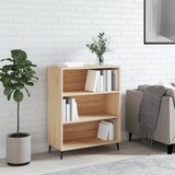 vidaXL Omarica s policami sonoma hrast 69,5x32,5x90 cm inženirski les Cene