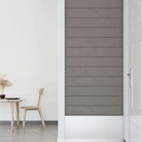  Zidne ploče 12 kom svjetlosive 90 x 15 cm baršunaste 1 62 m² | shoptok.hr