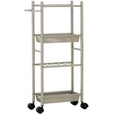 Premier Housewares Metalna kolica za posluživanje na kotačima 16x40 cm Dara – | shoptok.hr