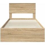  Krevetna konstrukcija s ladicama Hrast sonoma 100 x 200 cm | Eponuda.com