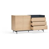 Teulat Svetlo rjavo-modra komoda Valley, širina 150 cm | Shoptok.si