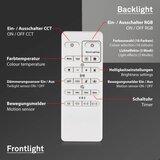 BRILONER 3227-015 - led rgb prigušiva svetiljka sa senzorom LED/24W/230V + daljinski upravljač | Eponuda.com