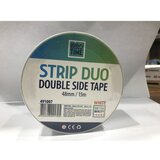 x Strip duo, obostrani selotejp, 48mm x 10m, bela ( 491007 )