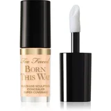 Too Faced Born This Way Super Coverage Multi-Use Concealer Travel Size dolgoobstojni korektor za polno prekrivanje odtenek Almond 2 ml