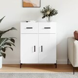  Komoda sjajna bijela 69,5x34x90 cm od konstruiranog drva | shoptok.hr