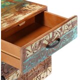  Ručno izrezbareni noćni ormarić od obnovljenog drva 40x30x50 cm | shoptok.hr